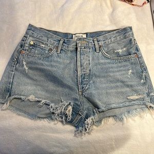 AGOLDE Parker Vintage Cut Off Short in Swapmeet